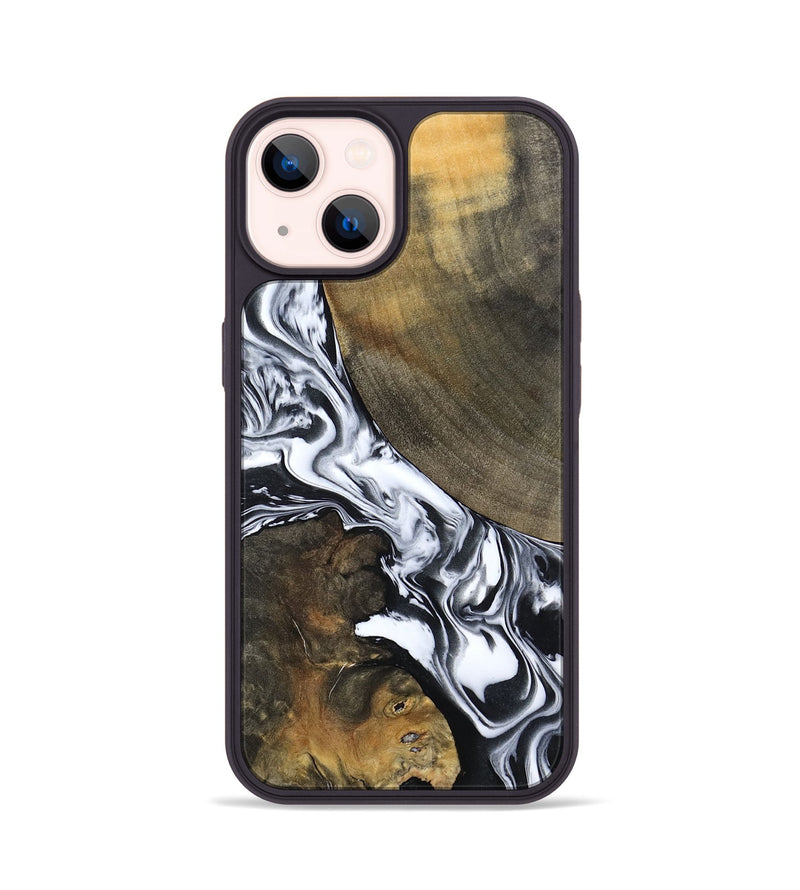 iPhone 14 Wood Phone Case - Willow (Black & White, 794944)
