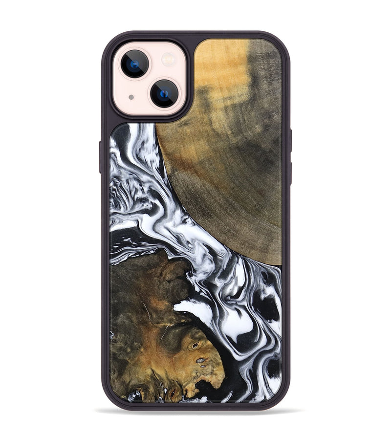 iPhone 14 Plus Wood Phone Case - Willow (Black & White, 794944)