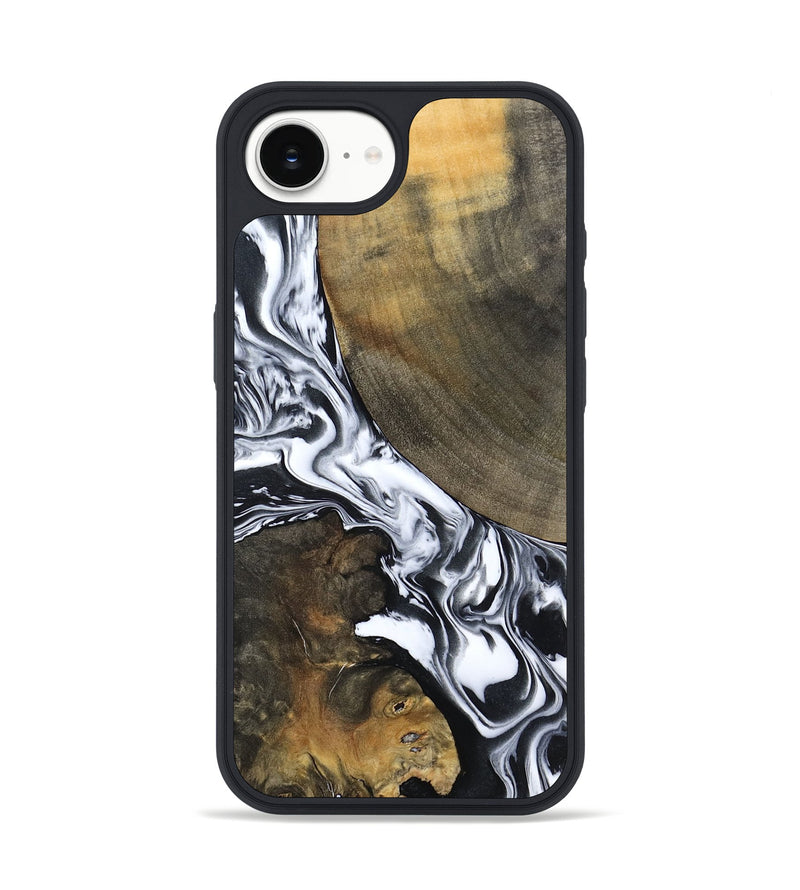 iPhone 16e Wood Phone Case - Willow (Black & White, 794944)