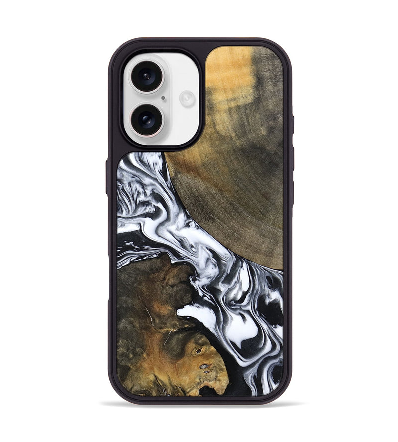 iPhone 17 Wood Phone Case - Willow (Black & White, 794944)