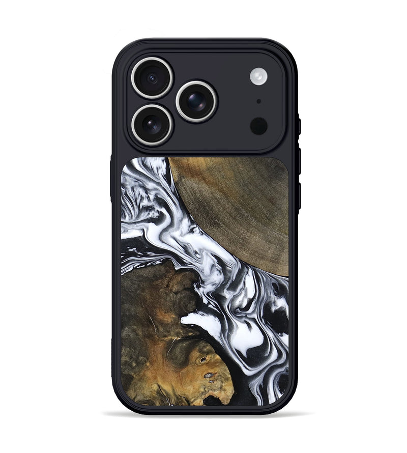 iPhone 17 Pro Wood Phone Case - Willow (Black & White, 794944)