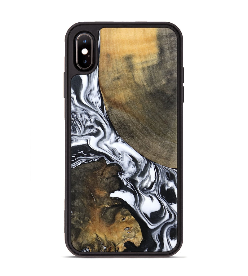 iPhone Xs Max Wood Phone Case - Willow (Black & White, 794944)