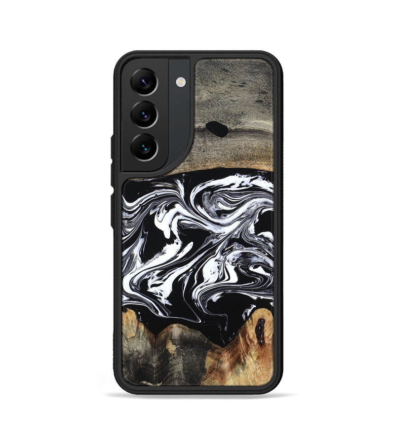 Galaxy S22 Wood Phone Case - Viva (Black & White, 794946)