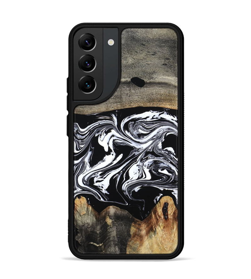Galaxy S22 Plus Wood Phone Case - Viva (Black & White, 794946)