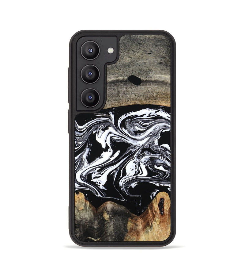 Galaxy S23 Wood Phone Case - Viva (Black & White, 794946)