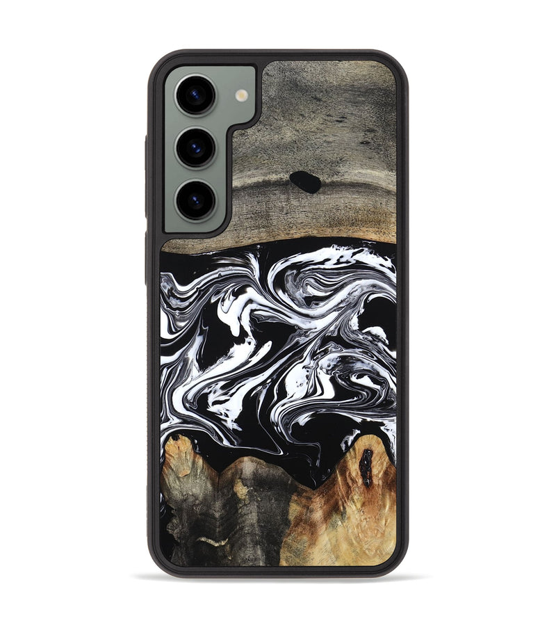 Galaxy S23 Plus Wood Phone Case - Viva (Black & White, 794946)