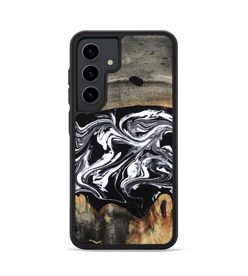 Galaxy S24 Wood Phone Case - Viva (Black & White, 794946)