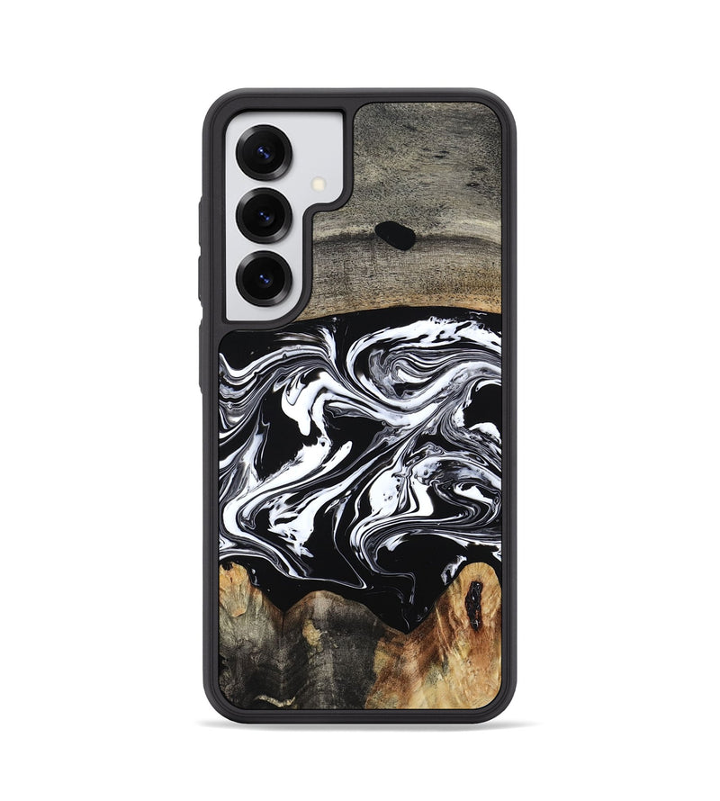 Galaxy S25 Wood Phone Case - Viva (Black & White, 794946)