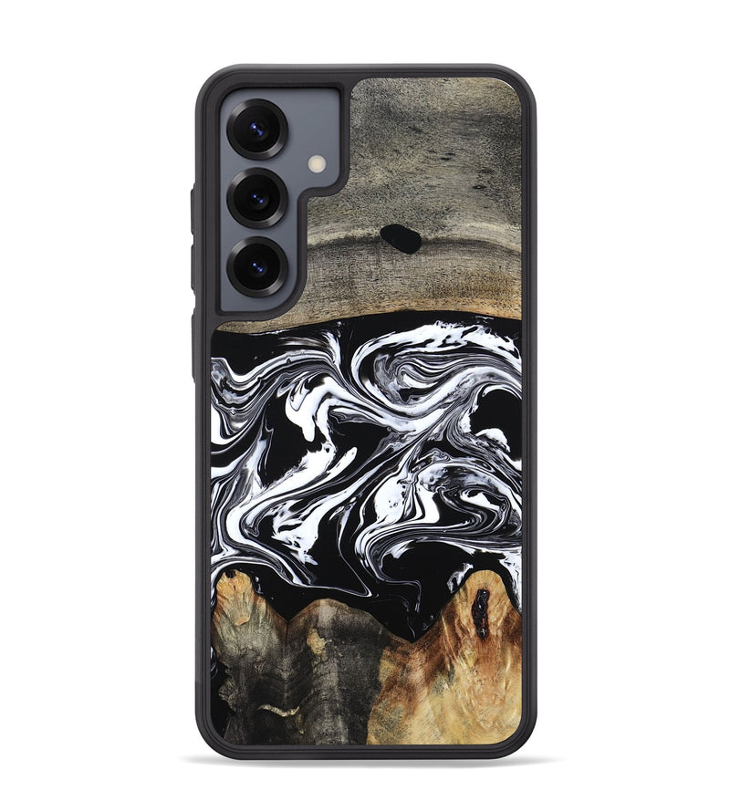 Galaxy S25 Plus Wood Phone Case - Viva (Black & White, 794946)