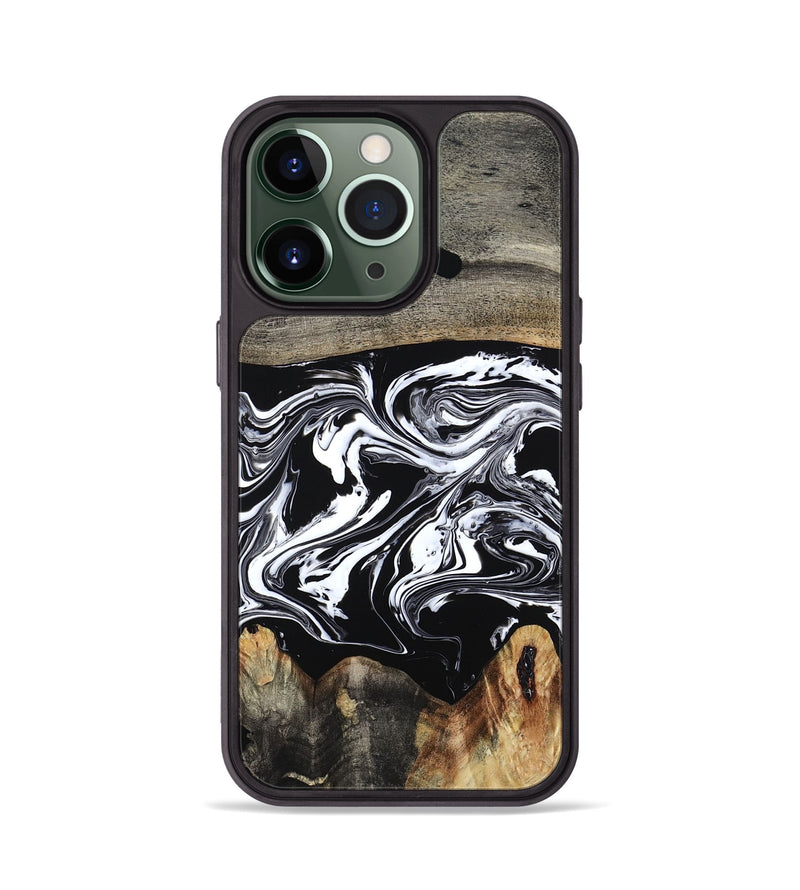 iPhone 13 Pro Wood Phone Case - Viva (Black & White, 794946)
