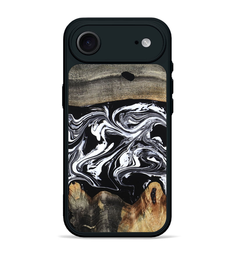 iPhone 17 Air Wood Phone Case - Viva (Black & White, 794946)