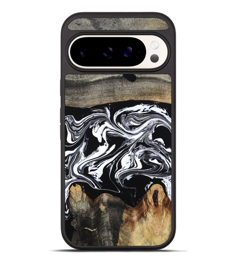 Pixel 10 Pro XL Wood Phone Case - Viva (Black & White, 794946)