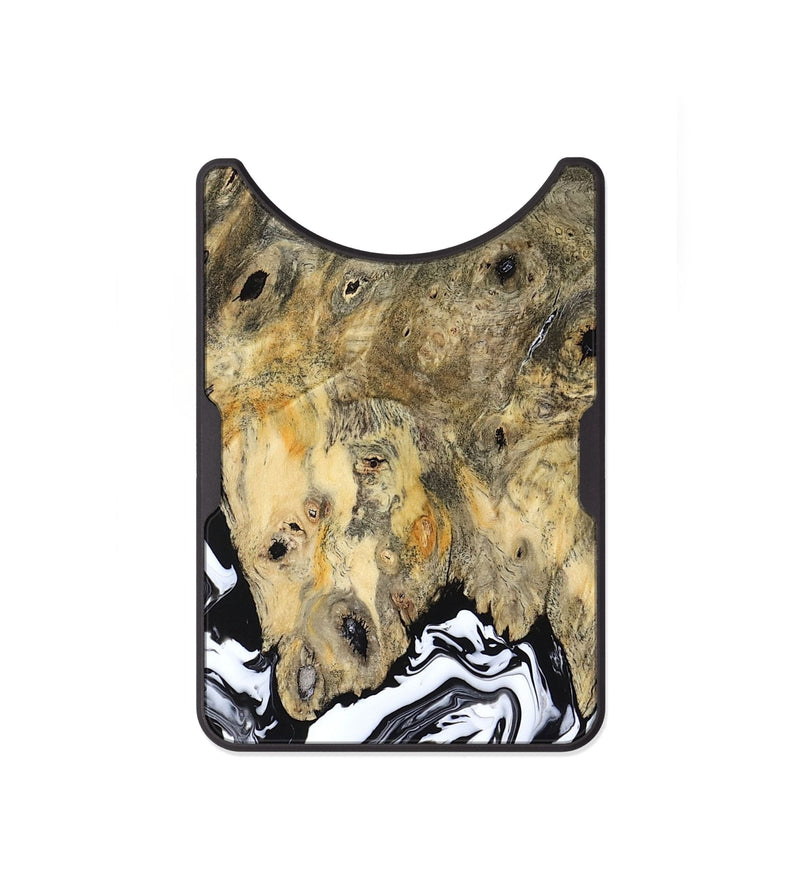 Alloy Wood Wallet - Boston (Black & White, 794947)