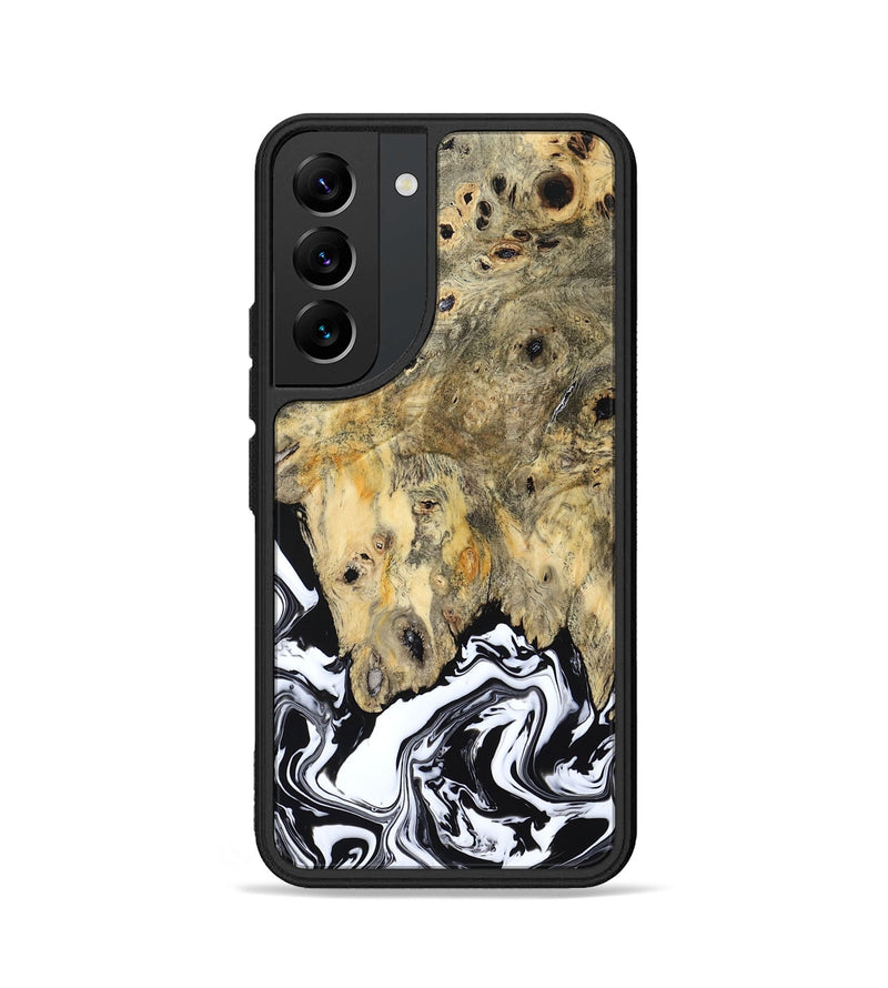 Galaxy S22 Wood Phone Case - Boston (Black & White, 794947)