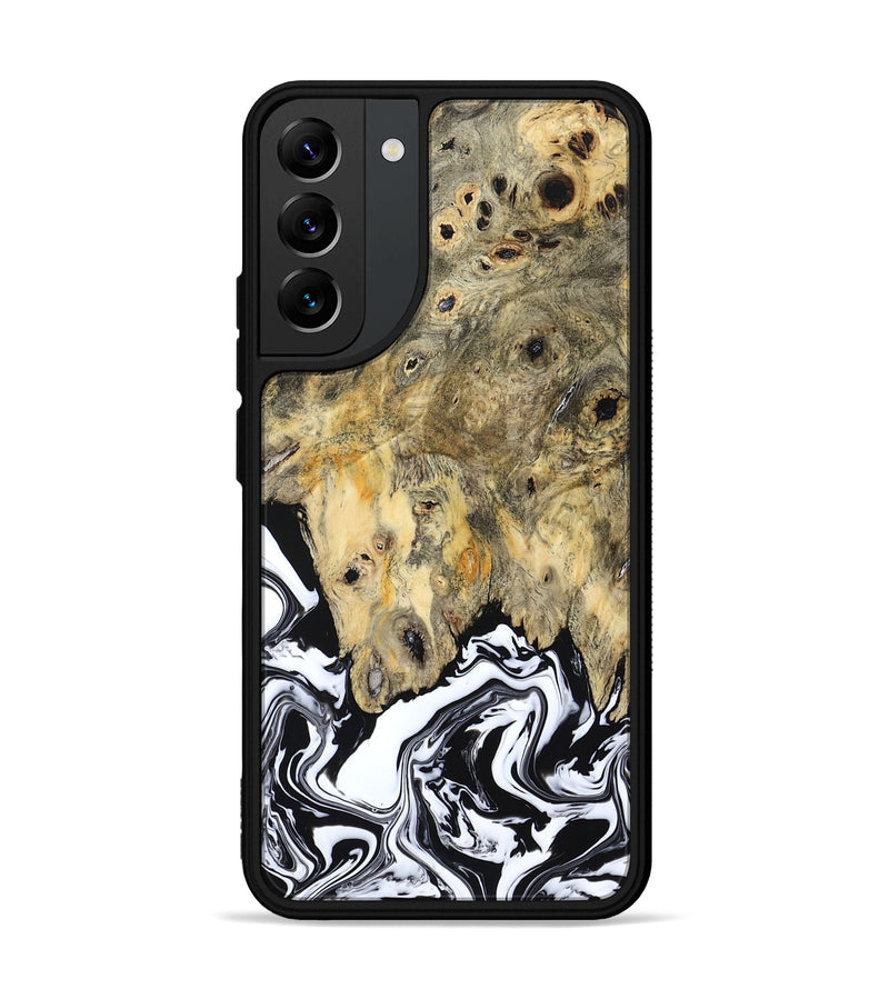 Galaxy S22 Plus Wood Phone Case - Boston (Black & White, 794947)