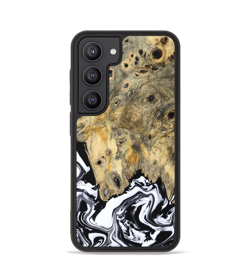 Galaxy S23 Wood Phone Case - Boston (Black & White, 794947)
