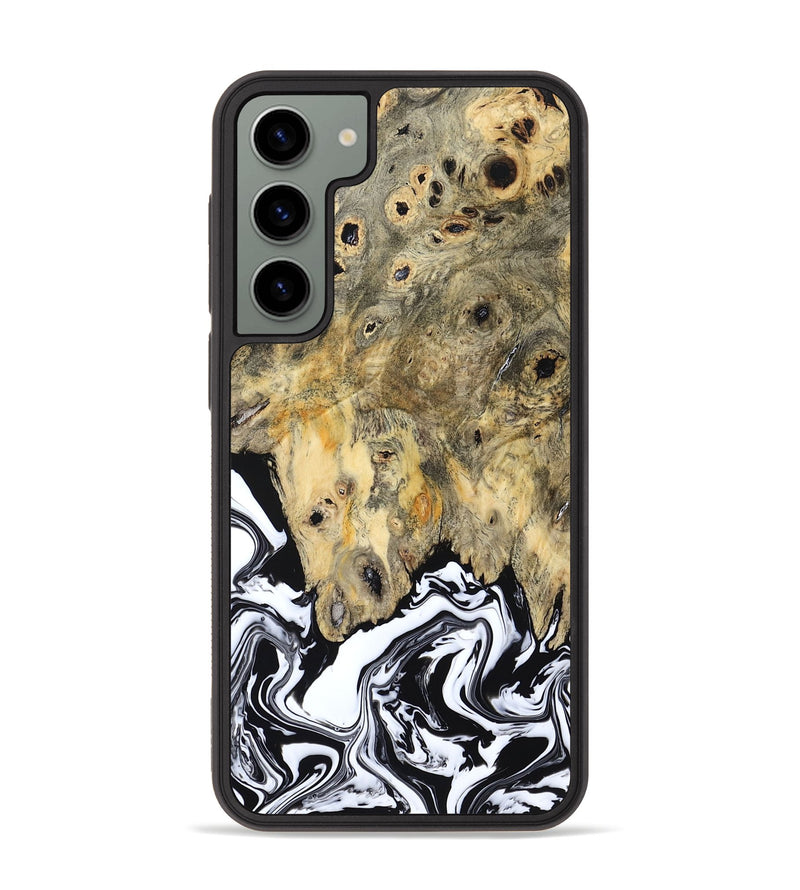 Galaxy S23 Plus Wood Phone Case - Boston (Black & White, 794947)