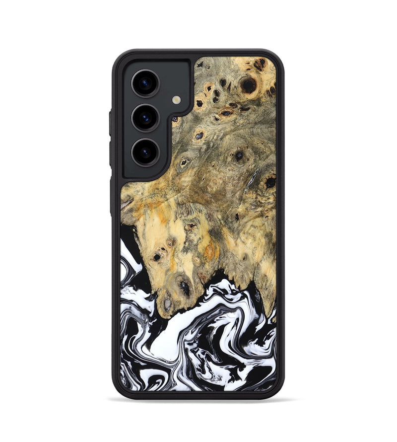 Galaxy S24 Wood Phone Case - Boston (Black & White, 794947)