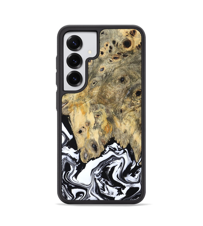 Galaxy S25 Wood Phone Case - Boston (Black & White, 794947)