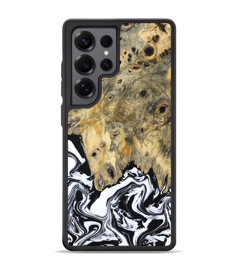 Galaxy S25 Ultra Wood Phone Case - Boston (Black & White, 794947)