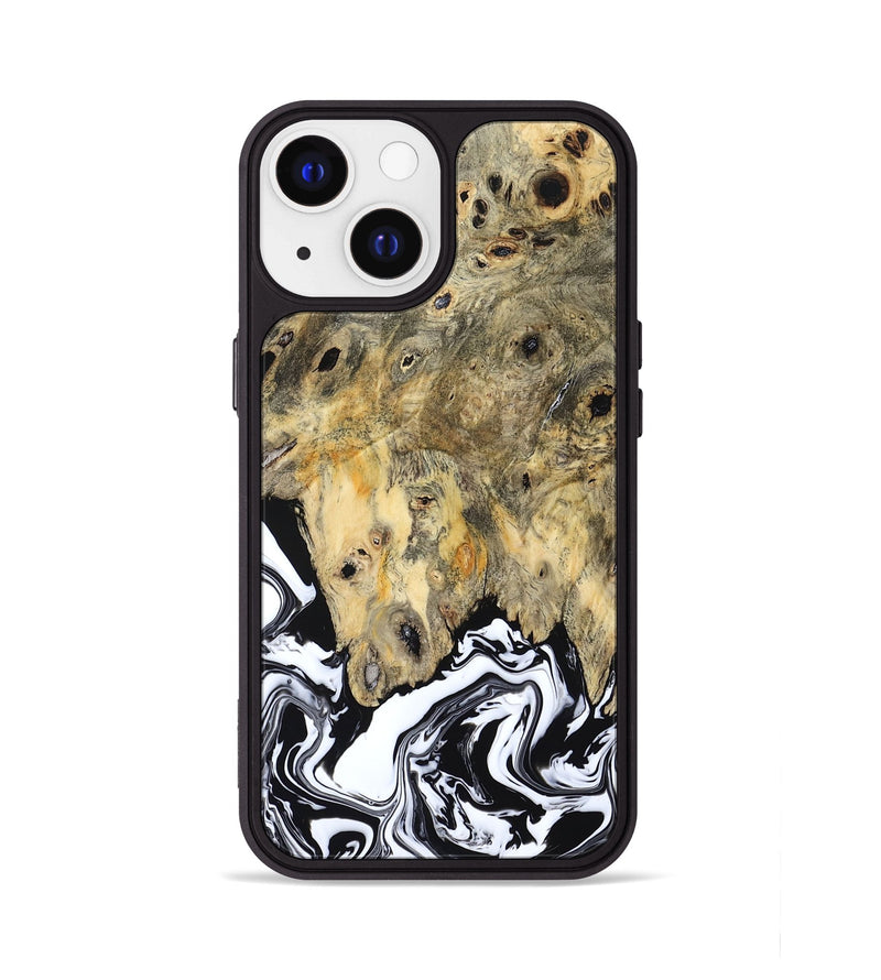 iPhone 13 Wood Phone Case - Boston (Black & White, 794947)