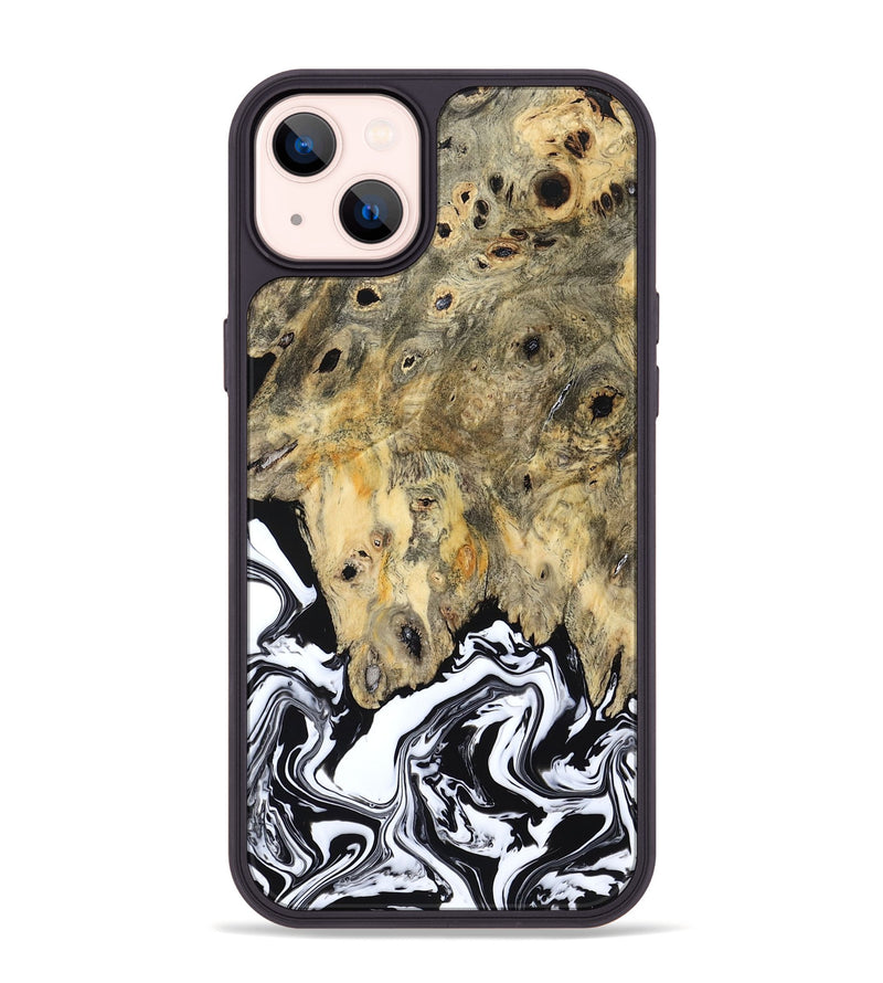 iPhone 14 Plus Wood Phone Case - Boston (Black & White, 794947)