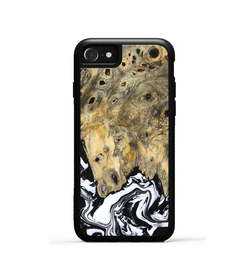iPhone SE Wood Phone Case - Boston (Black & White, 794947)