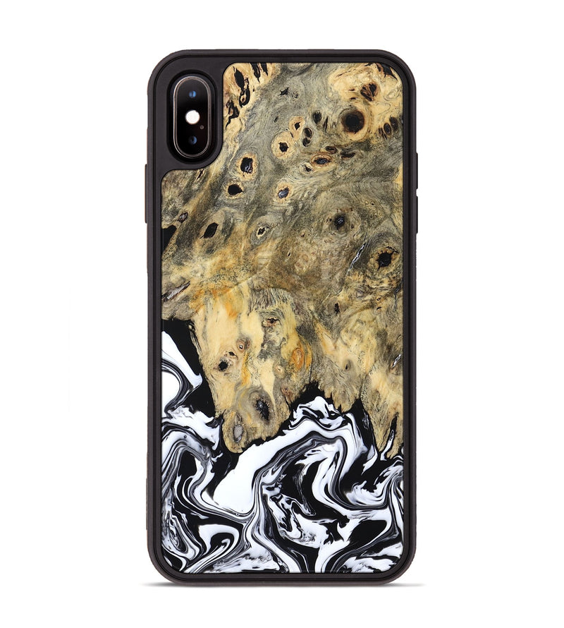 iPhone Xs Max Wood Phone Case - Boston (Black & White, 794947)