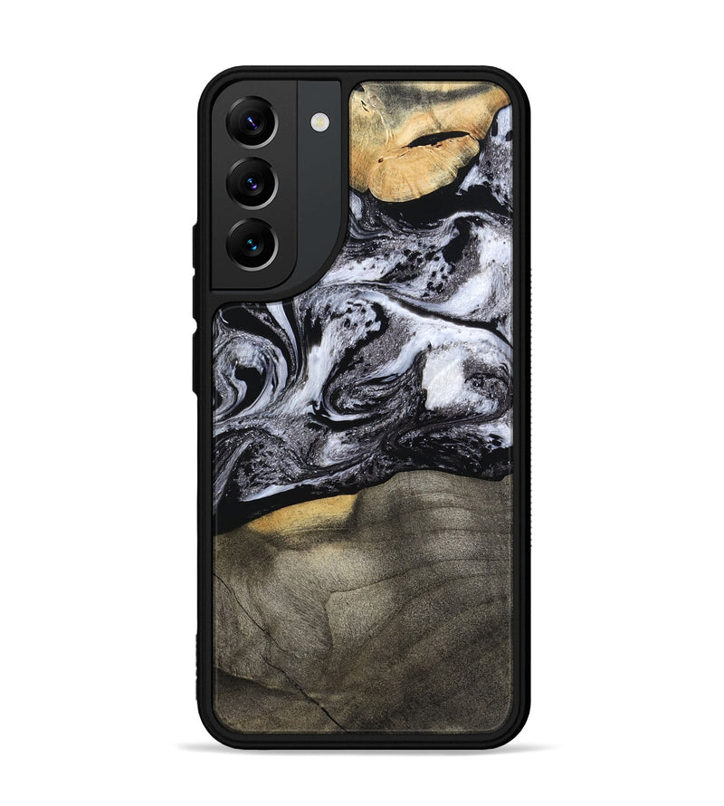 Galaxy S22 Plus Wood Phone Case - Yaritza (Black & White, 794949)