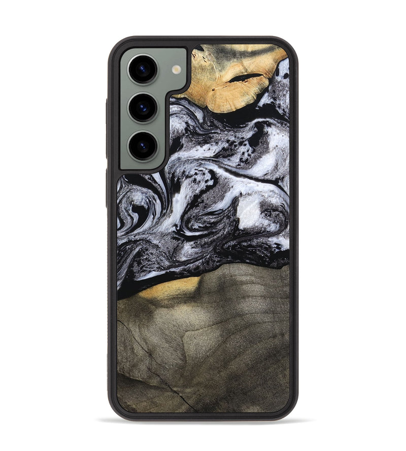 Galaxy S23 Plus Wood Phone Case - Yaritza (Black & White, 794949)
