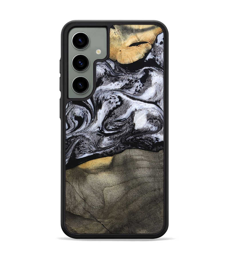 Galaxy S24 Plus Wood Phone Case - Yaritza (Black & White, 794949)