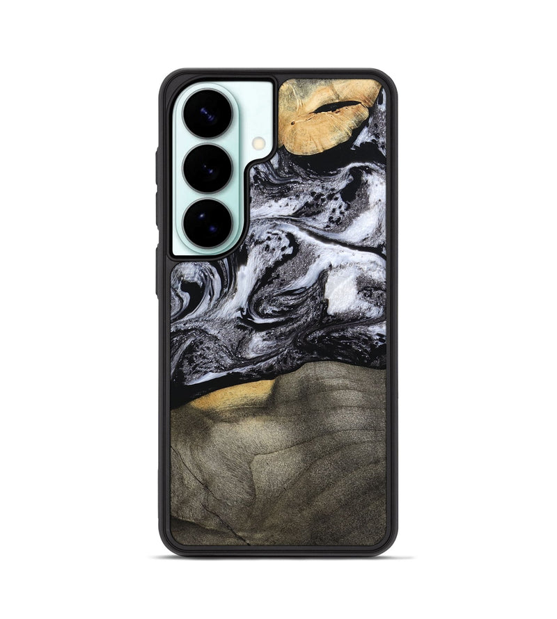 Galaxy S26 Wood Phone Case - Yaritza (Black & White, 794949)