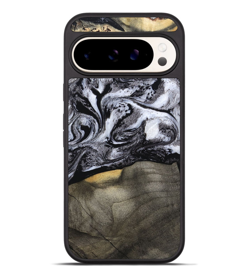 Pixel 9 Pro XL Wood Phone Case - Yaritza (Black & White, 794949)