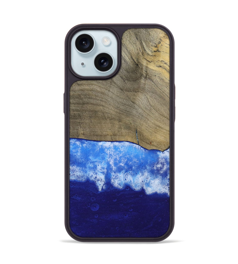 iPhone 15 Wood Phone Case - Shelva (Coastal, 795019)