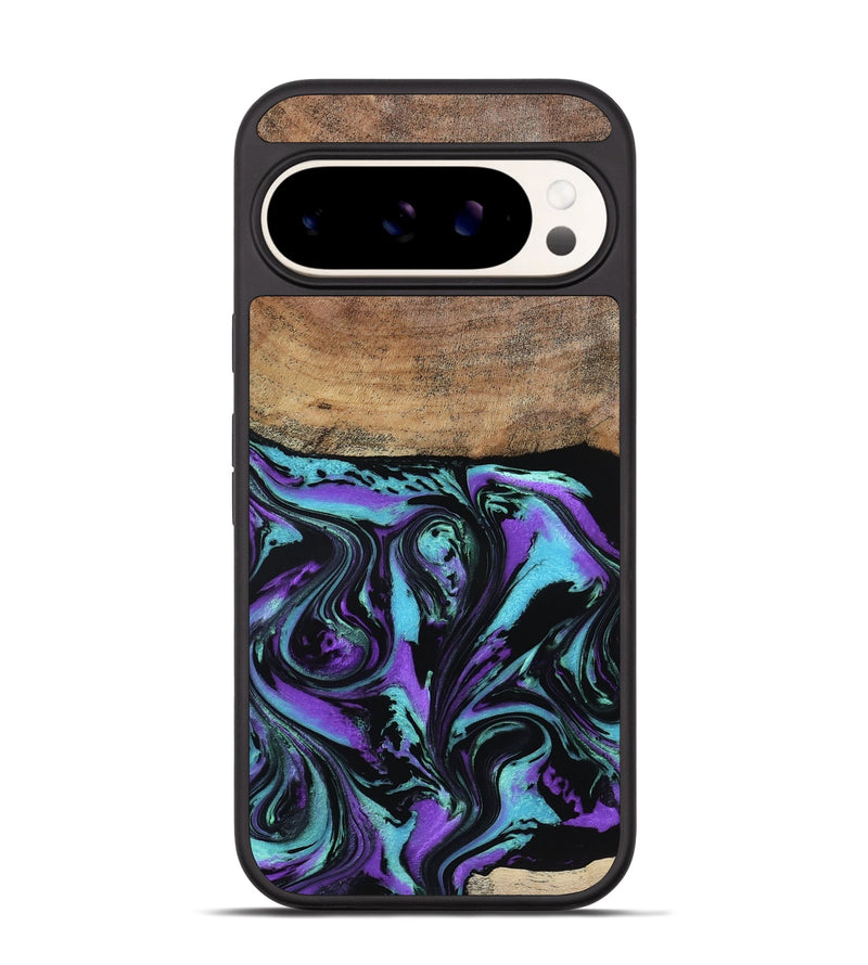Pixel 9 Pro Wood Phone Case - Gilda (Purple, 795058)
