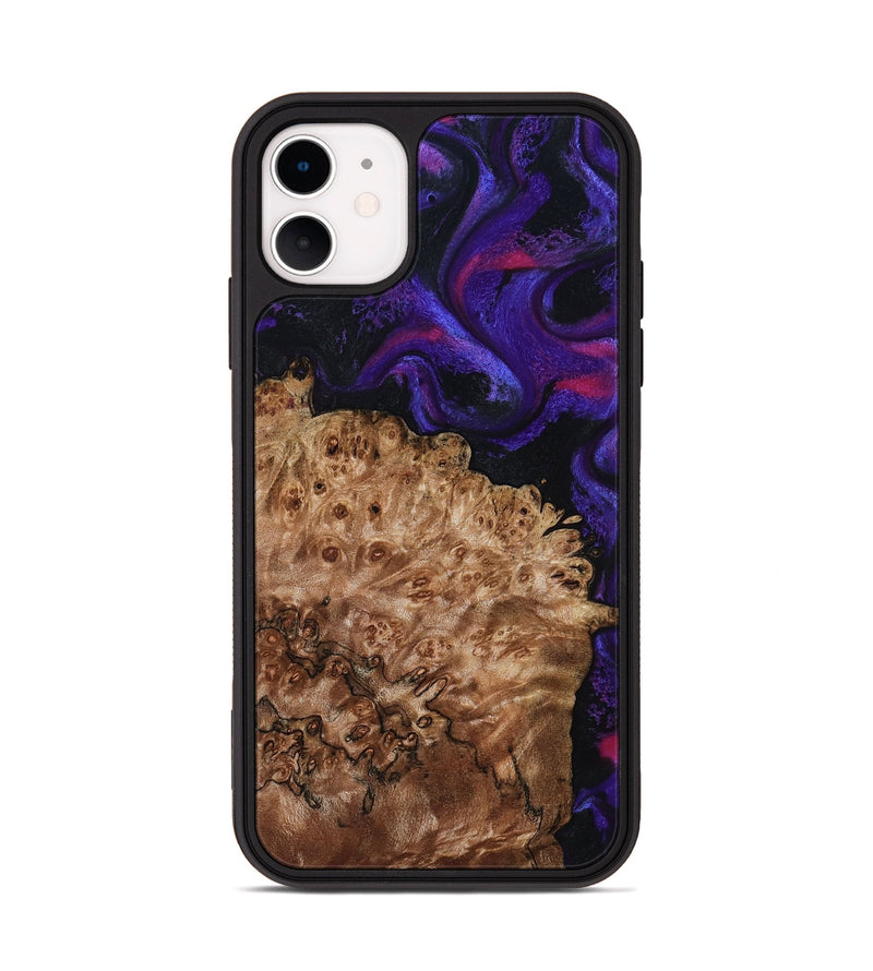 iPhone 11 Wood Phone Case - Marquez (Purple, 795060)