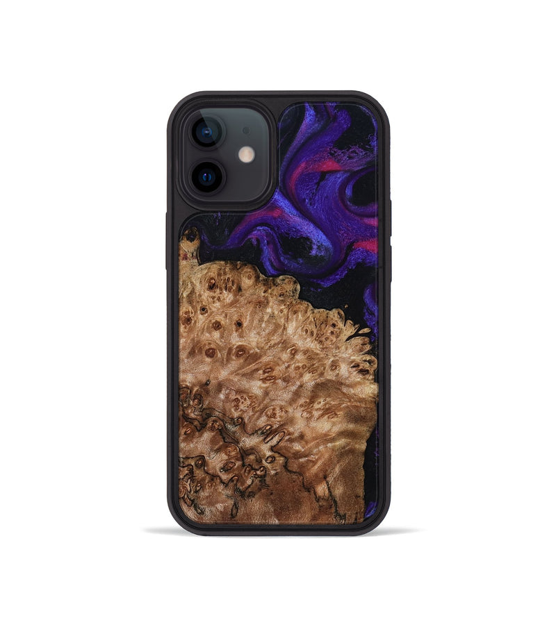 iPhone 12 mini Wood Phone Case - Marquez (Purple, 795060)