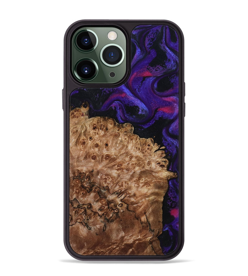 iPhone 13 Pro Max Wood Phone Case - Marquez (Purple, 795060)
