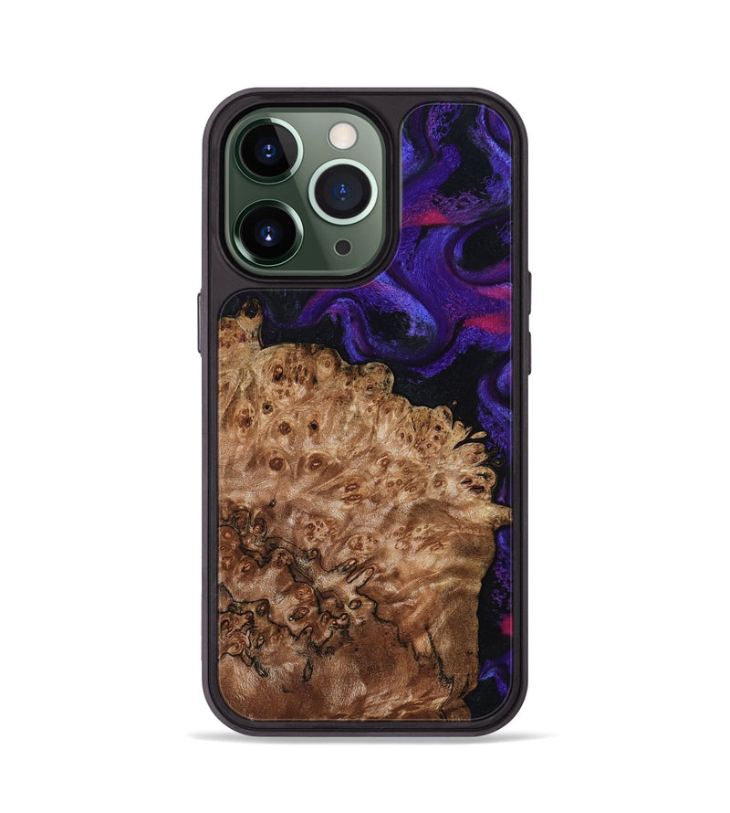 iPhone 13 Pro Wood Phone Case - Marquez (Purple, 795060)