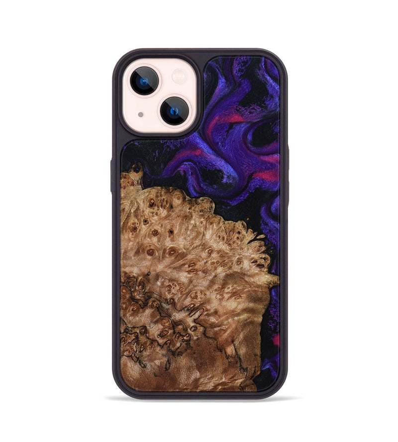 iPhone 14 Wood Phone Case - Marquez (Purple, 795060)