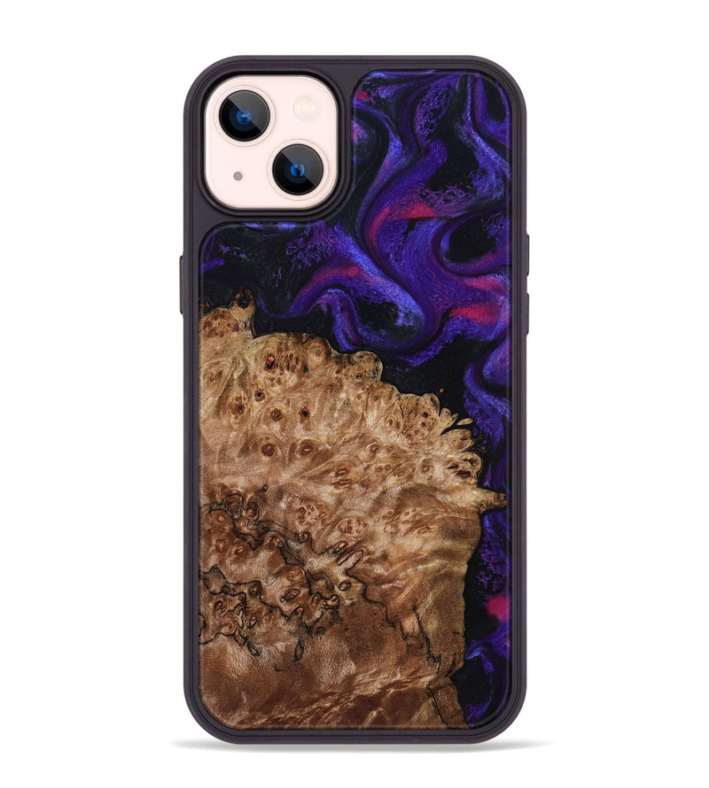iPhone 14 Plus Wood Phone Case - Marquez (Purple, 795060)