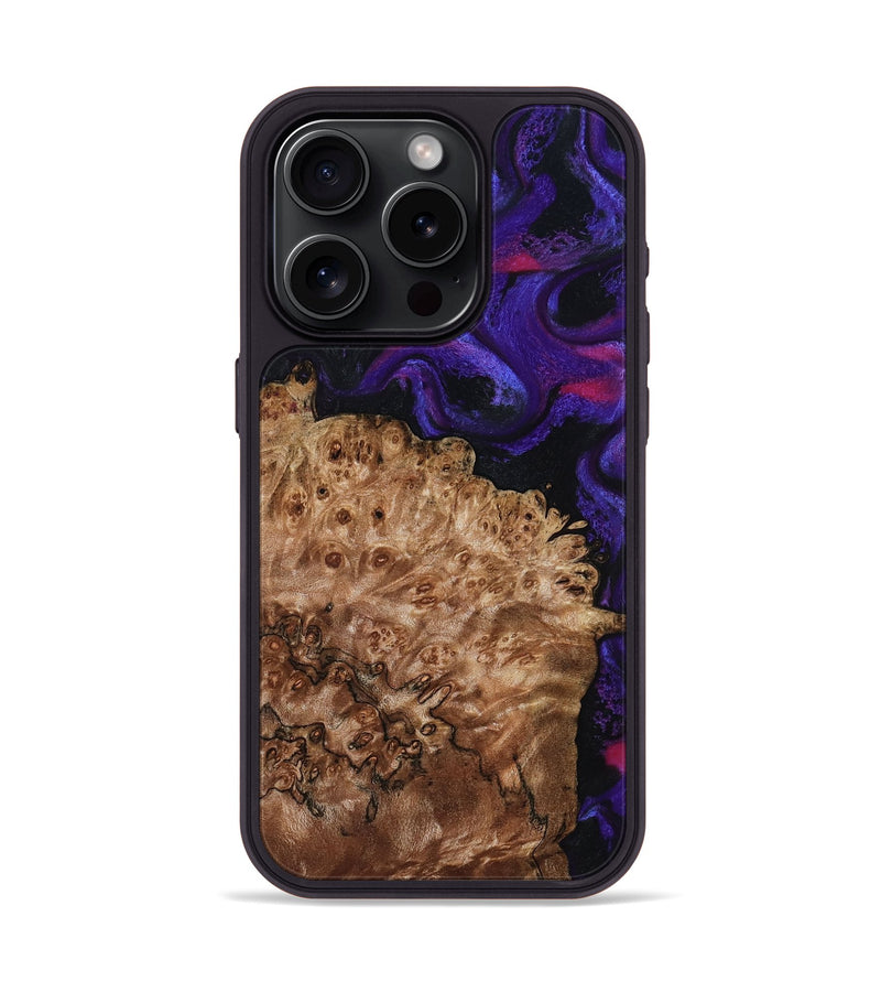 iPhone 15 Pro Wood Phone Case - Marquez (Purple, 795060)