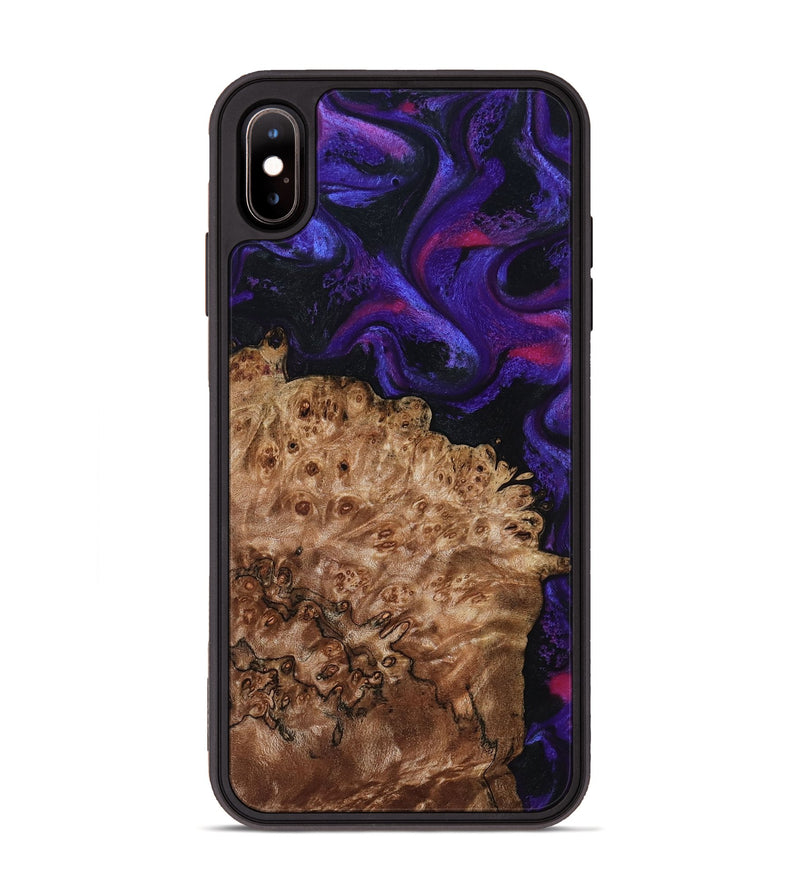 iPhone Xs Max Wood Phone Case - Marquez (Purple, 795060)