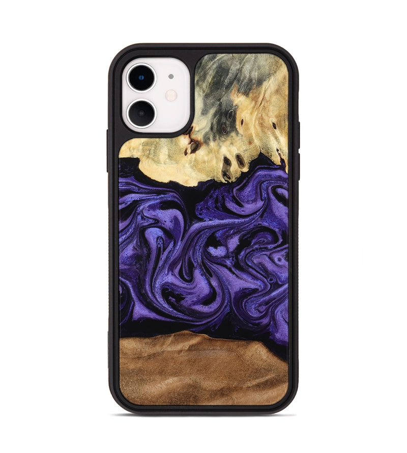 iPhone 11 Wood Phone Case - Damion (Purple, 795062)