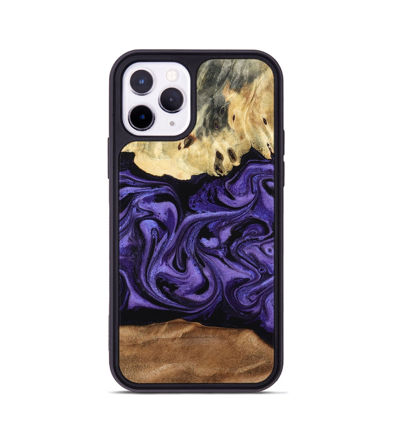 iPhone 11 Pro Wood Phone Case - Damion (Purple, 795062)