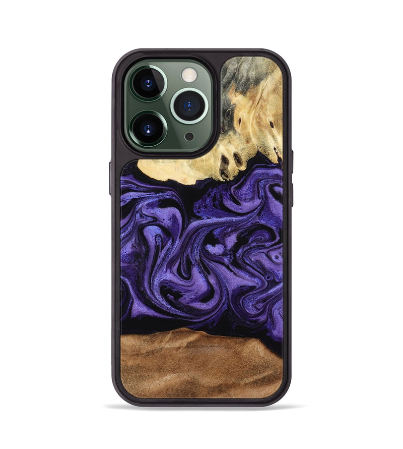 iPhone 13 Pro Wood Phone Case - Damion (Purple, 795062)