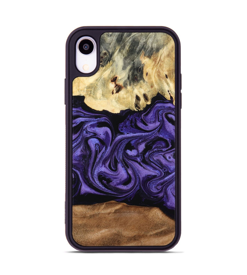 iPhone Xr Wood Phone Case - Damion (Purple, 795062)