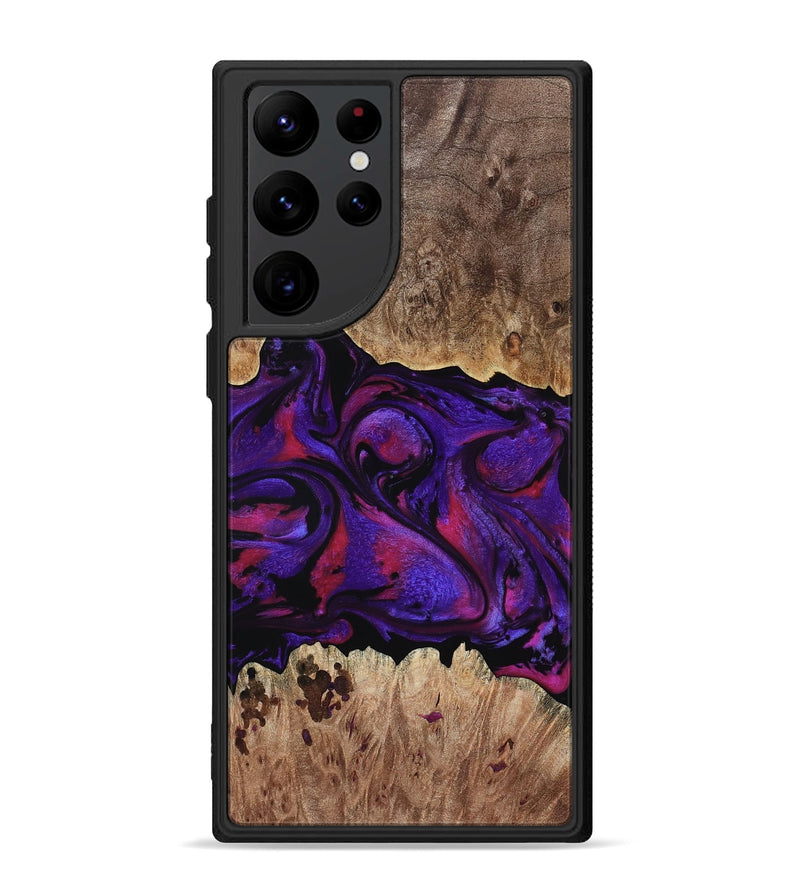 Galaxy S22 Ultra Wood Phone Case - Martin (Purple, 795063)