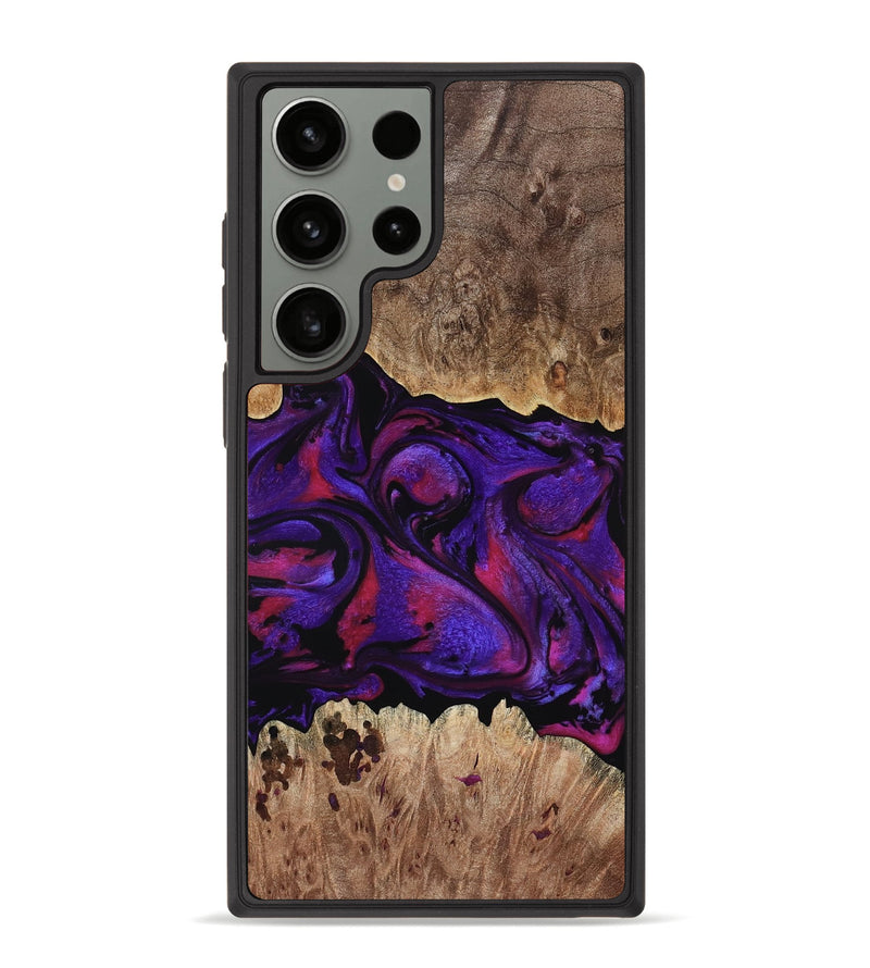 Galaxy S23 Ultra Wood Phone Case - Martin (Purple, 795063)