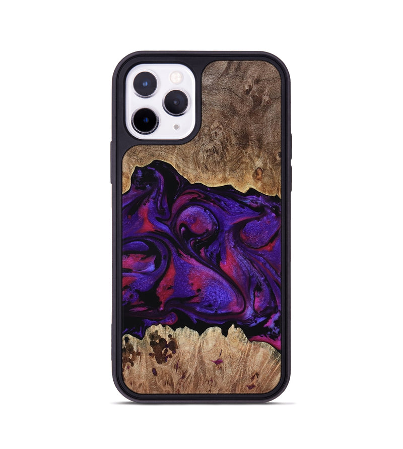 iPhone 11 Pro Wood Phone Case - Martin (Purple, 795063)